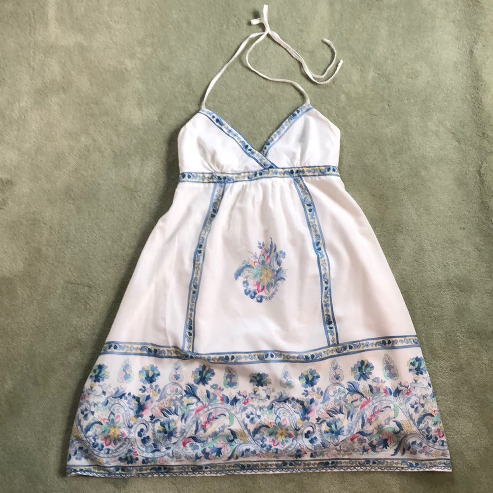 Delicate women’s halter dress